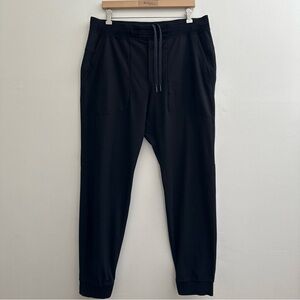Lululemon ABC Joggers Pants Mens XL Black Activewear Athleisure Gummy Logo